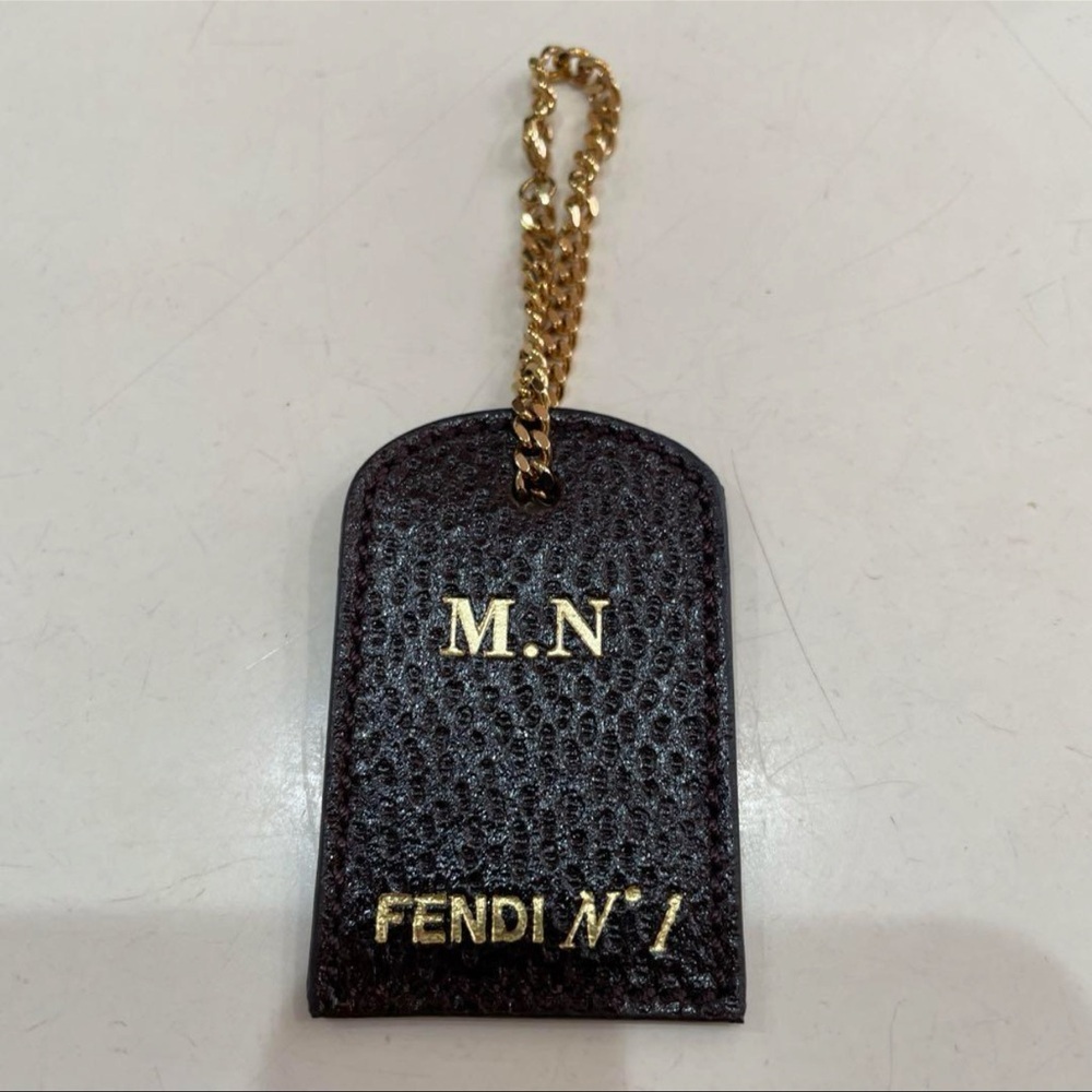 Fendi Bag Zucca Vitello Classic No. 1 Satchel Tobacco Moro Crossbody Top handle - Picture 14 of 17